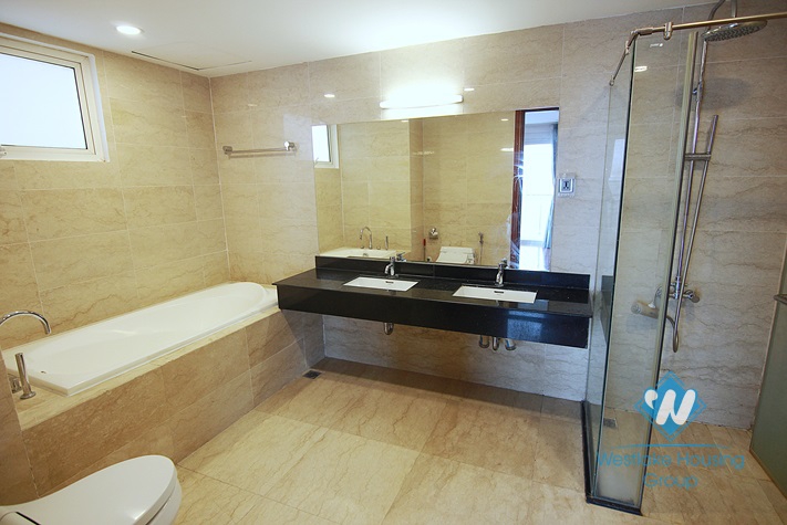 Spacious 4 bedrooms apartment for rent in L - building, Ciputra, Hanoi 