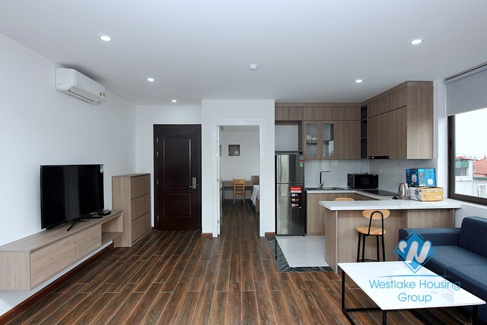 One bedroom apartment with nice balcony for rent To Ngoc Van st, Tay Ho.