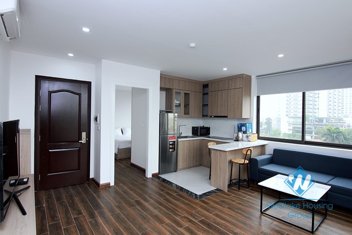 One bedroom apartment with nice balcony for rent To Ngoc Van st, Tay Ho.