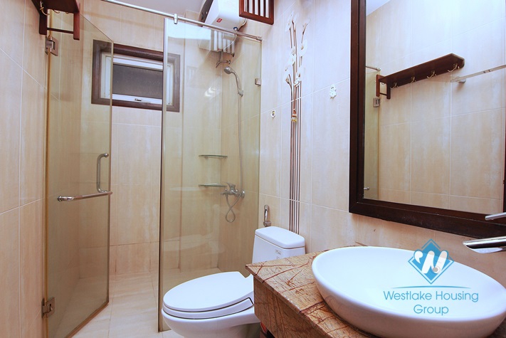 Two bedrooms house for rent in Lac Long Quan st, Tay Ho district.