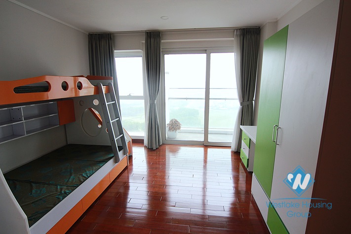 Spacious 4 bedrooms apartment for rent in L - building, Ciputra, Hanoi 