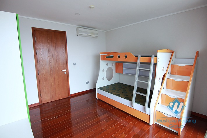 Spacious 4 bedrooms apartment for rent in L - building, Ciputra, Hanoi 