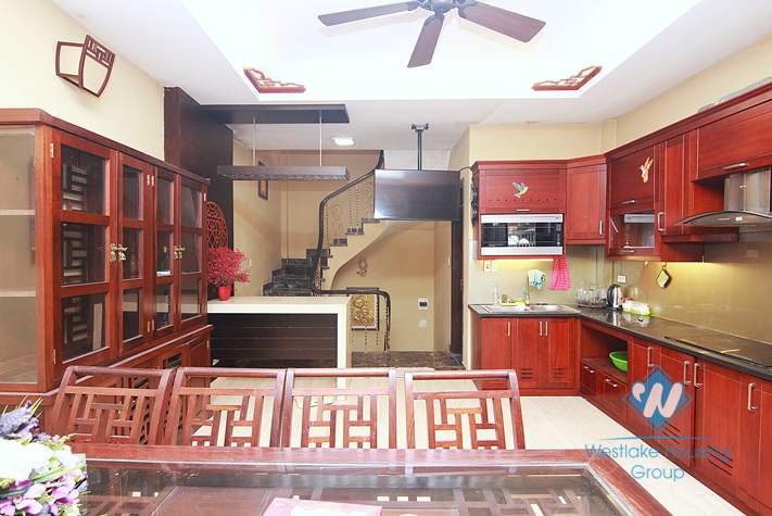 Two bedrooms house for rent in Lac Long Quan st, Tay Ho district.