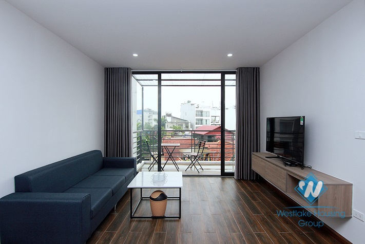 High floor and balcony 1 bedroom apartment for rent in To Ngoc Van st, Tay Ho, Ha Noi.