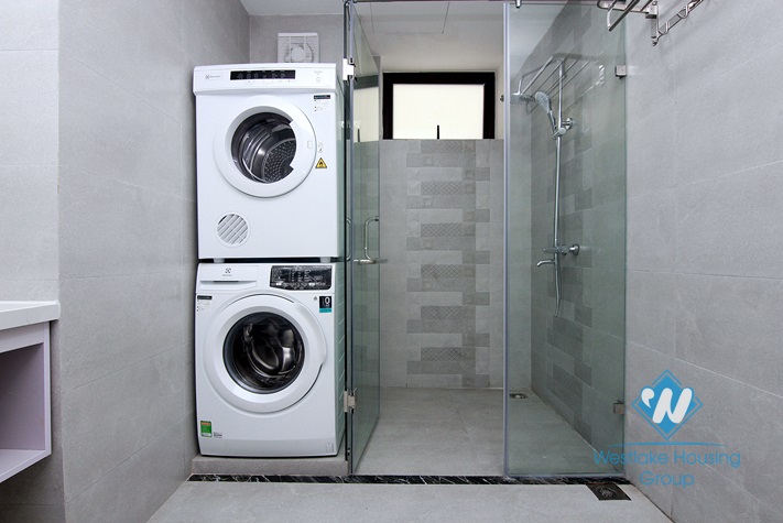 High floor and balcony 1 bedroom apartment for rent in To Ngoc Van st, Tay Ho, Ha Noi.