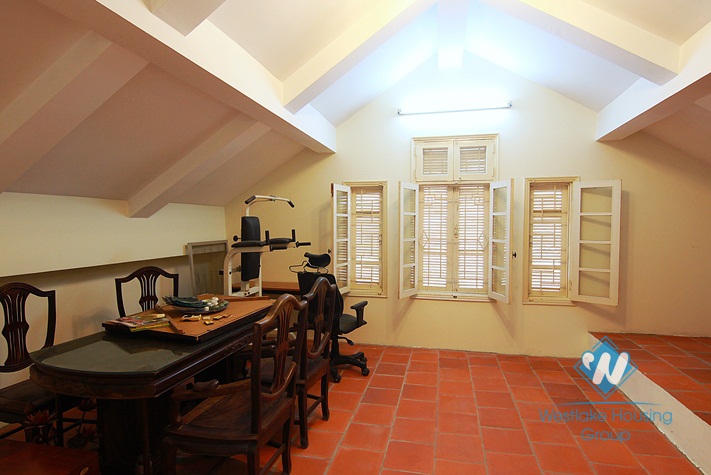 A cozy high-ceiling house for rent in Tu Hoa street, Tay Ho
