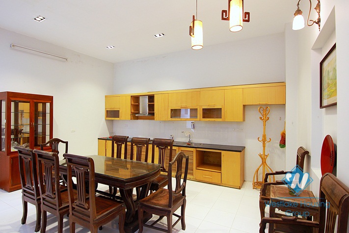 A cozy high-ceiling house for rent in Tu Hoa street, Tay Ho
