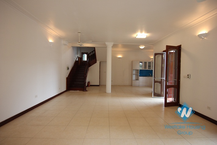 Unfurnished, bright and spacious villa to rent in Tay Ho