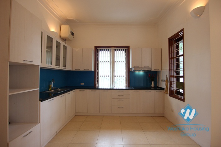 Unfurnished, bright and spacious villa to rent in Tay Ho