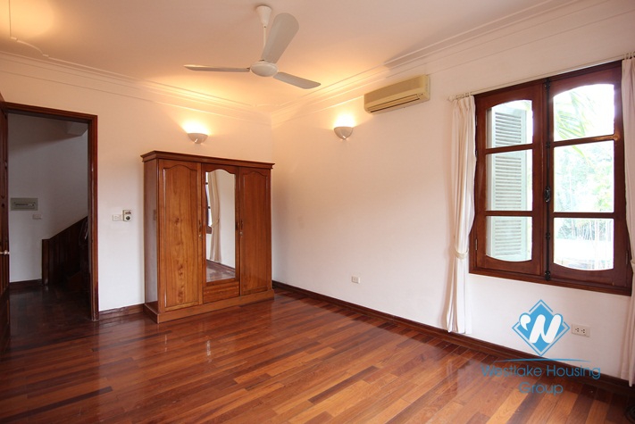Unfurnished, bright and spacious villa to rent in Tay Ho