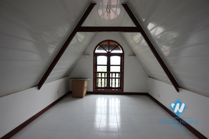 Unfurnished, bright and spacious villa to rent in Tay Ho