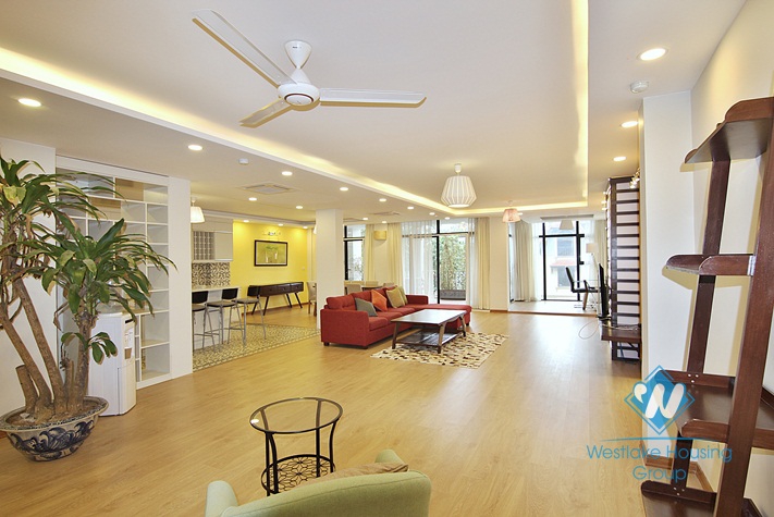 A sweet and delightful 4 bedroom apartment for rent on To Ngoc Van street