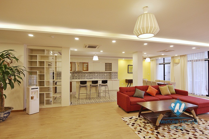 A sweet and delightful 4 bedroom apartment for rent on To Ngoc Van street