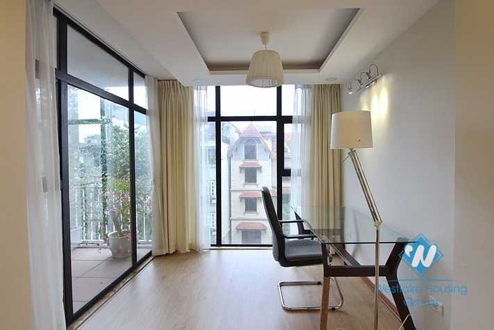 A sweet and delightful 4 bedroom apartment for rent on To Ngoc Van street