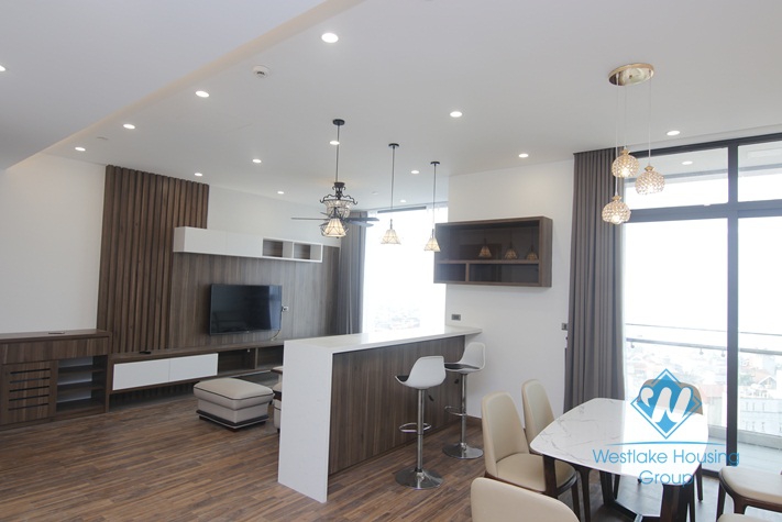 A splendid 3 bedroom apartment for rent in Sun Grand City Tay Ho
