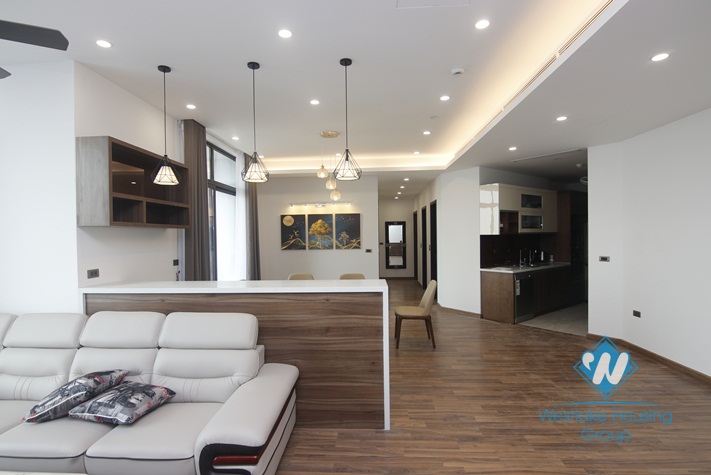 A splendid 3 bedroom apartment for rent in Sun Grand City Tay Ho
