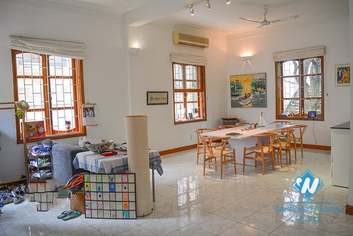 Spacious garden house with swimming pool for rent in Xom Chua area, Tay Ho, Hanoi