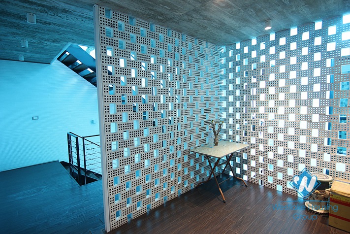 A modern house to rent in Tay Ho with charming and unique design