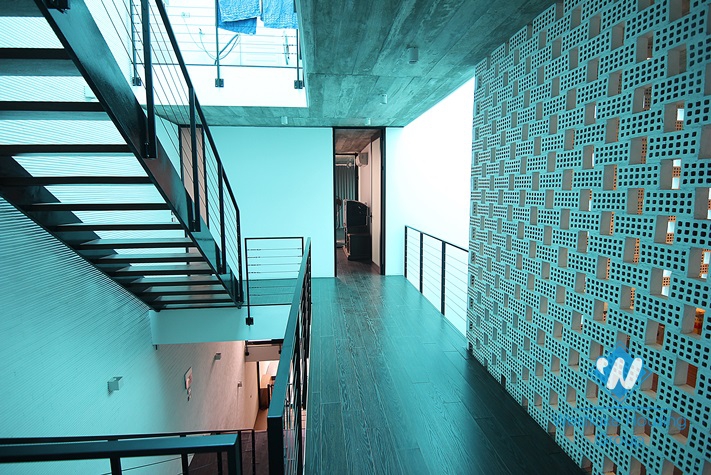 A modern house to rent in Tay Ho with charming and unique design