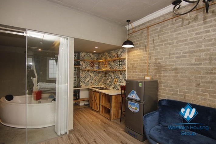 Beautiful studio for rent in Dong Da, Hai Ba Trung, Hanoi.