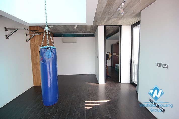 A modern house to rent in Tay Ho with charming and unique design