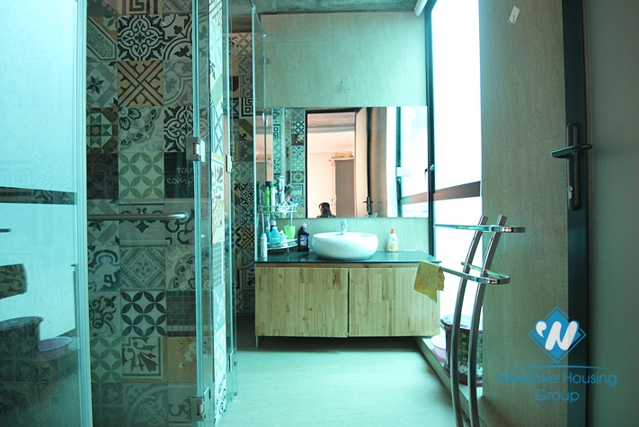 A modern house to rent in Tay Ho with charming and unique design