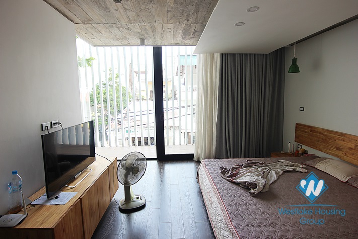 A modern house to rent in Tay Ho with charming and unique design