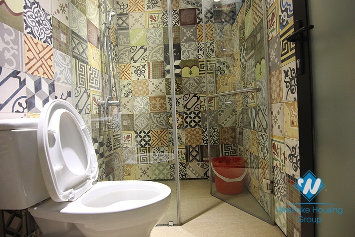 A modern house to rent in Tay Ho with charming and unique design