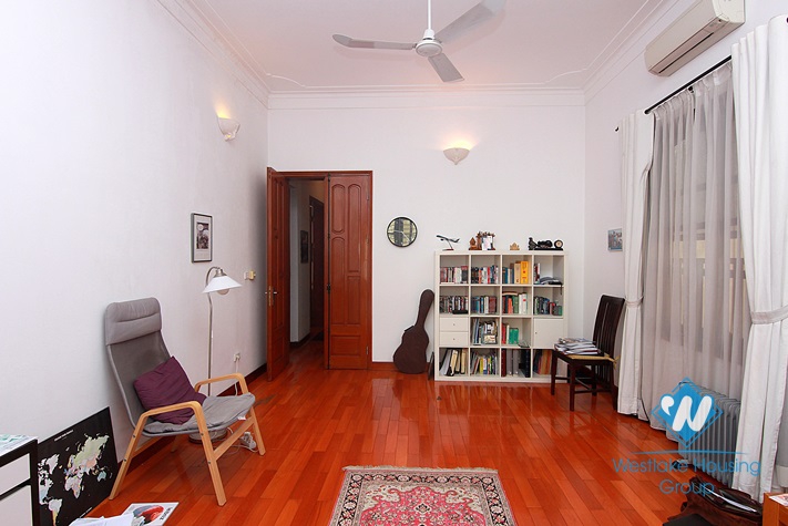 Beautiful house with big swimming pool for rent in Tay Ho District, Ha Noi
