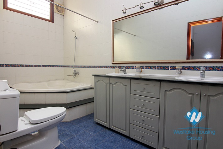 Beautiful house with big swimming pool for rent in Tay Ho District, Ha Noi