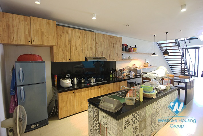 A modern house to rent in Tay Ho with charming and unique design