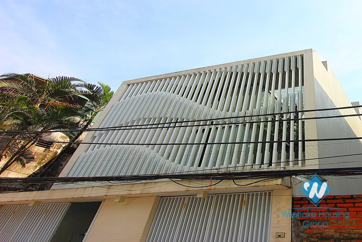 A modern house to rent in Tay Ho with charming and unique design