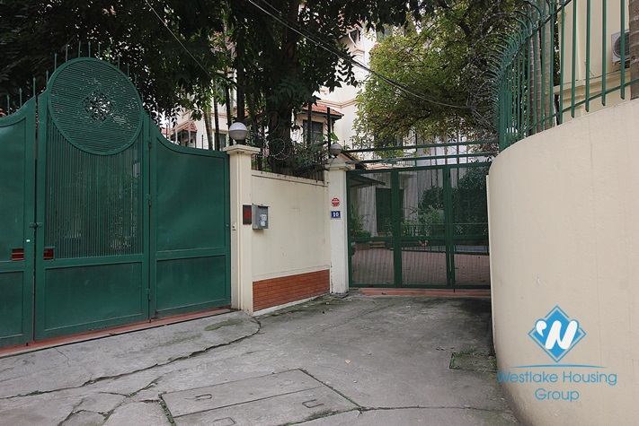 Beautiful house with big swimming pool for rent in Tay Ho District, Ha Noi