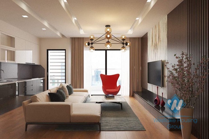 4 bedrooms apartment in Vinhome Metropolis for rent.