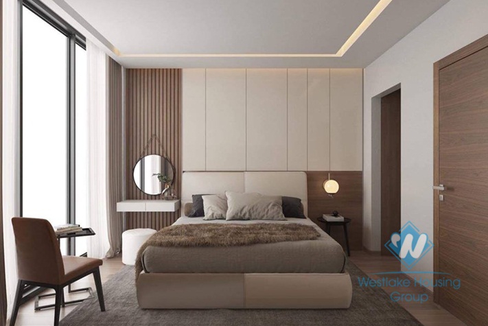 4 bedrooms apartment in Vinhome Metropolis for rent.