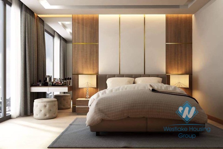4 bedrooms apartment in Vinhome Metropolis for rent.
