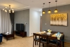 Three bedrooms apartment in high floor for rent in Vinhome Metropolis.