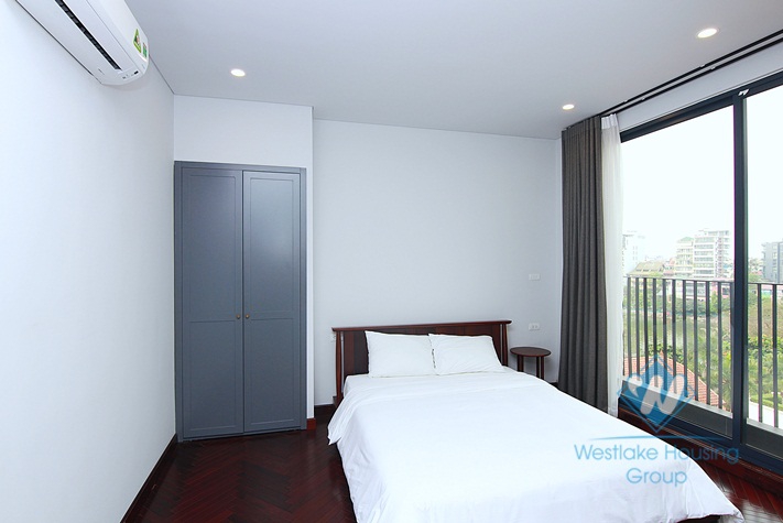 Stunning penthouse apartment for rent in Tay Ho with beautiful lake view balcony