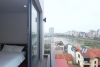 Stunning penthouse apartment for rent in Tay Ho with beautiful lake view balcony