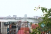 Stunning penthouse apartment for rent in Tay Ho with beautiful lake view balcony