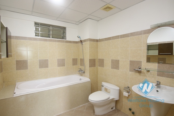 Penhouse with lakeview in Ba Dinh district for rent.