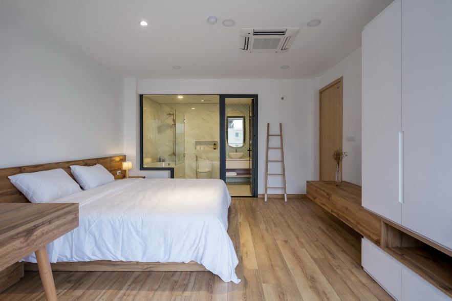 Brand new 02 bedrooms with big balcony for rent in Tay Ho area 