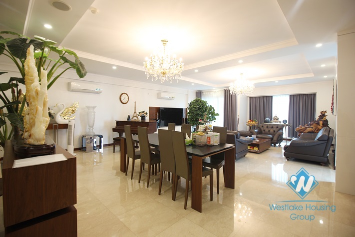 Spacious 4 bedrooms apartment for rent in L-building, Ciputra, Hanoi