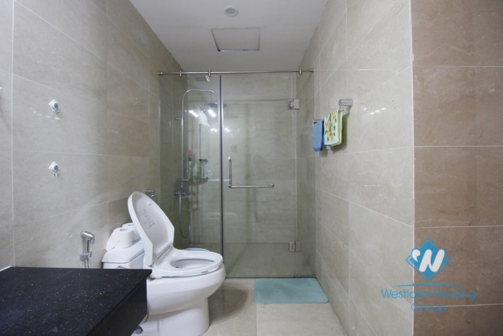Spacious 4 bedrooms apartment for rent in L-building, Ciputra, Hanoi
