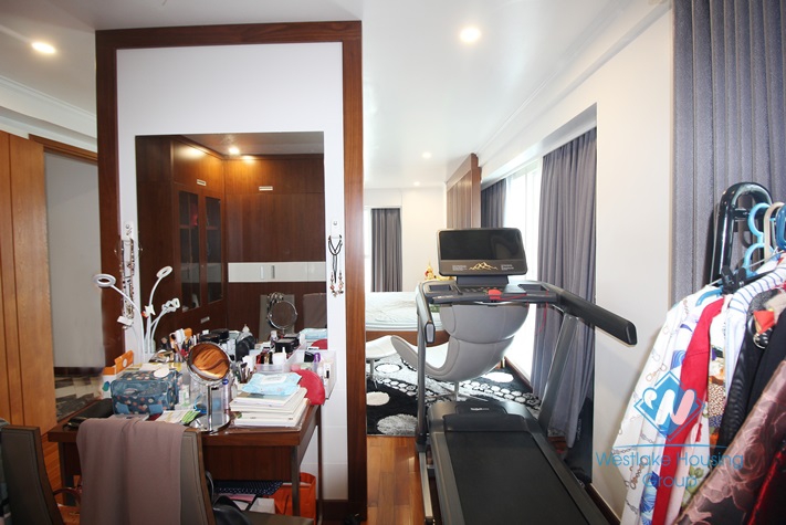 Spacious 4 bedrooms apartment for rent in L-building, Ciputra, Hanoi