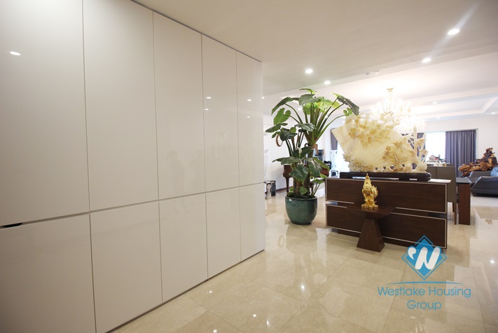Spacious 4 bedrooms apartment for rent in L-building, Ciputra, Hanoi