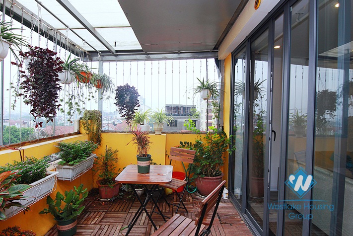 A duplex 3 bedroom apartment for rent in To Ngoc Van, Tay Ho, Ha Noi