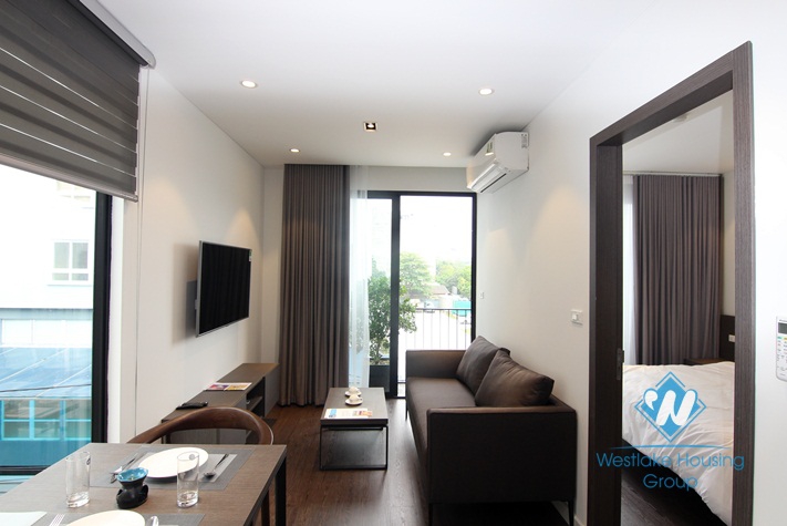 A brand new and modern apartment for rent in Lac Long Quan, Tay Ho