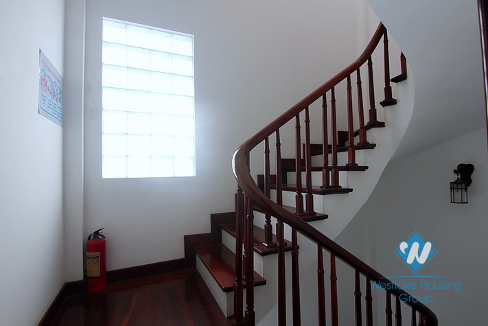 Three bedrooms house with terrace for rent in Au Co st, Tay Ho area.