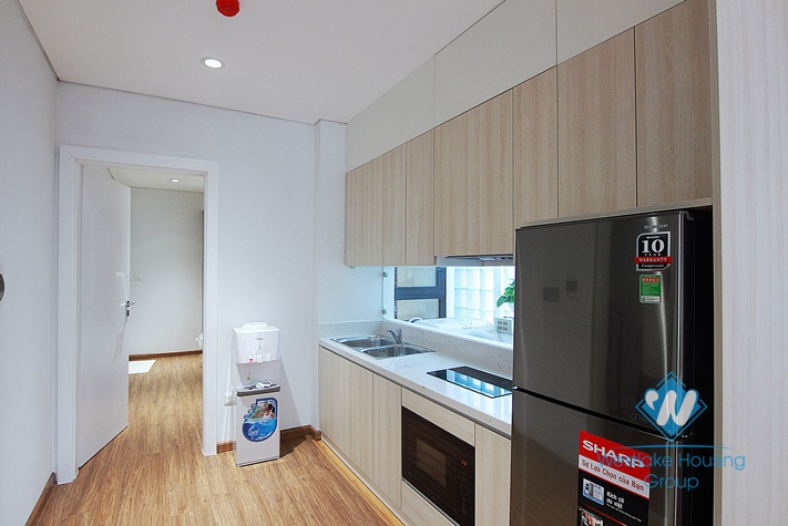 Bright and new apartment with 1 bedroom for rent in Tay Ho area.